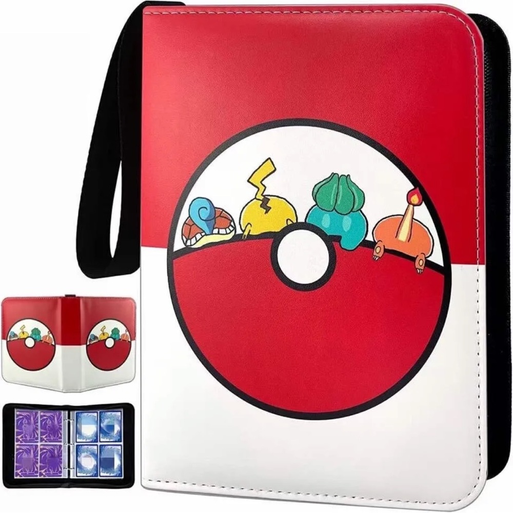 Trading Card Holder ⚡️ Book Zipper Binder Album Pocket 400 cards